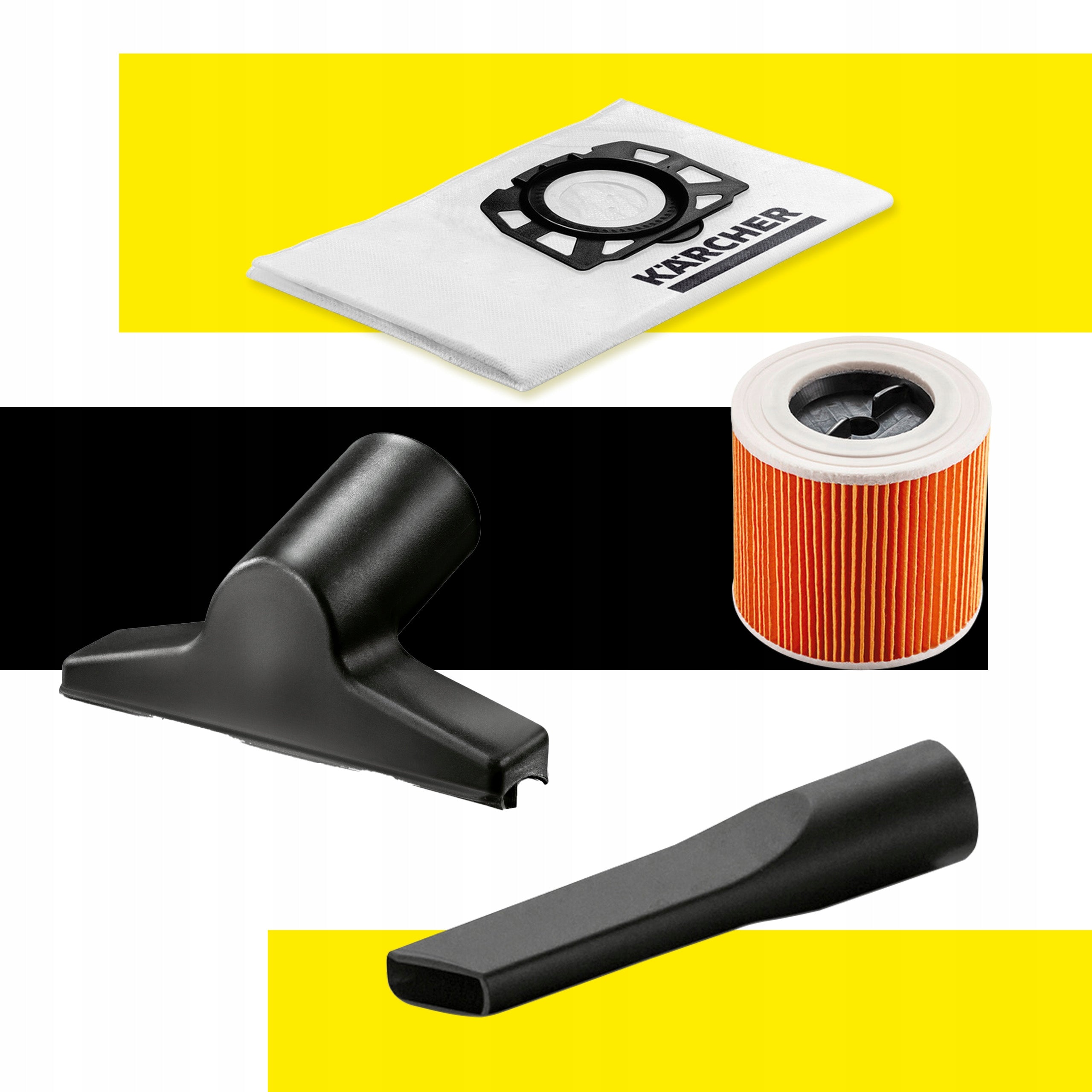 Universal vacuum cleaner Karcher WD 3 V-17/4/20 for wet and dry operation Power rating 900 W