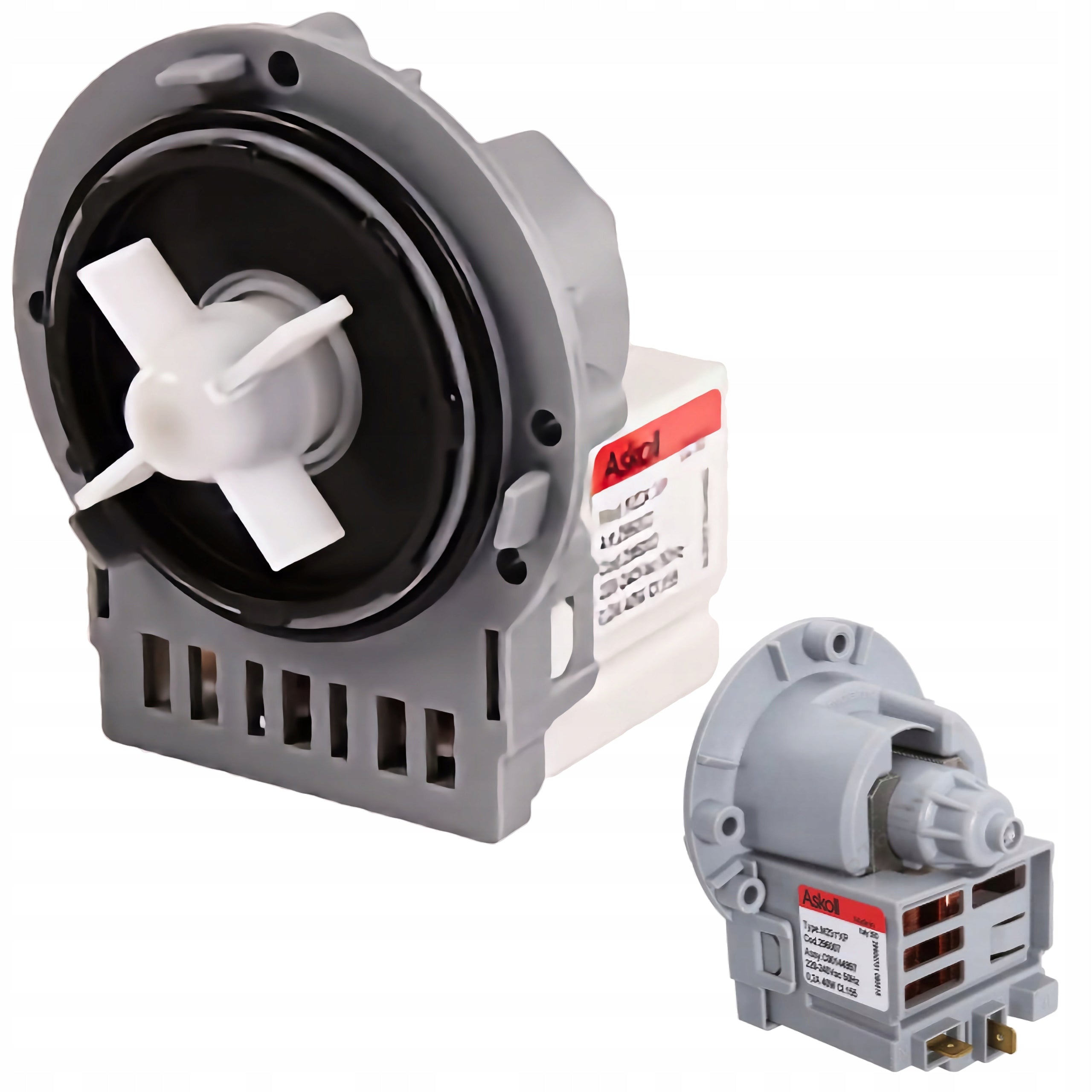Universal washing machine drain pump motor askoll