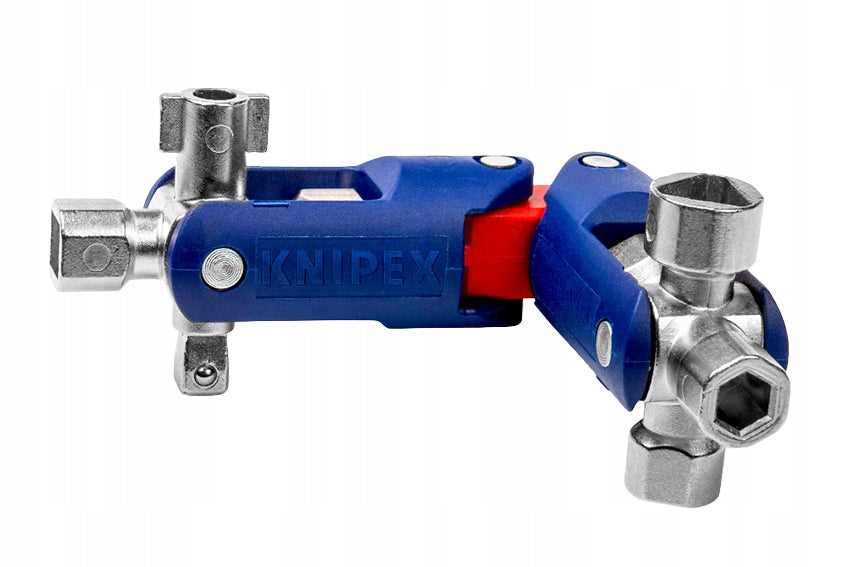 Universal wrench KNIPEX JointKey Quadro folding 10 systems bits 1/4" Manufacturer code 00 11 06 V04