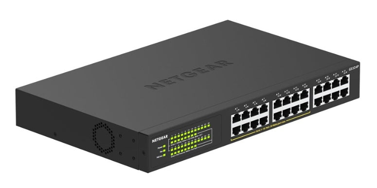 Unmanaged Switch Netgear GS324P 24 Ports Manufacturer code GS324P-100EUS
