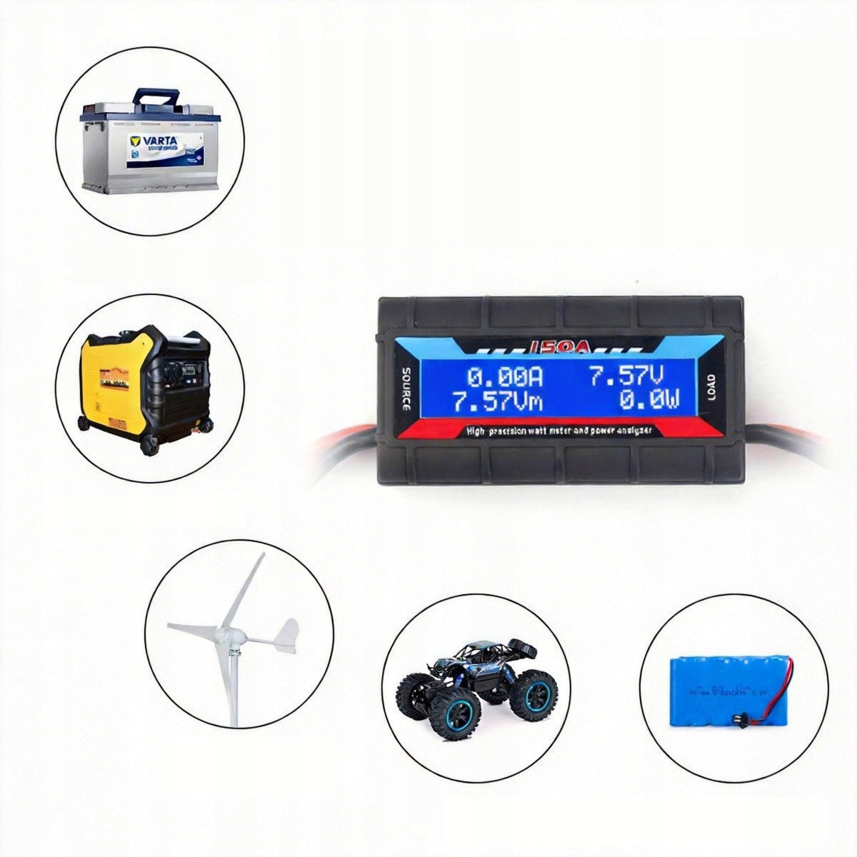 Upgraded Multimeter For LCD Solar Panels Multifunctional LCD Tester Power supply batteries