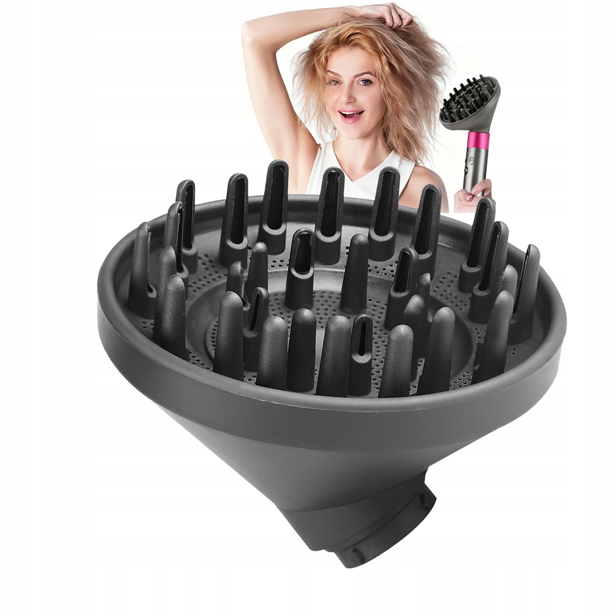 Upgraded TO Diffuser Nozzle for Dyson Airwrap HS05, HS03 HS01 Stylers
