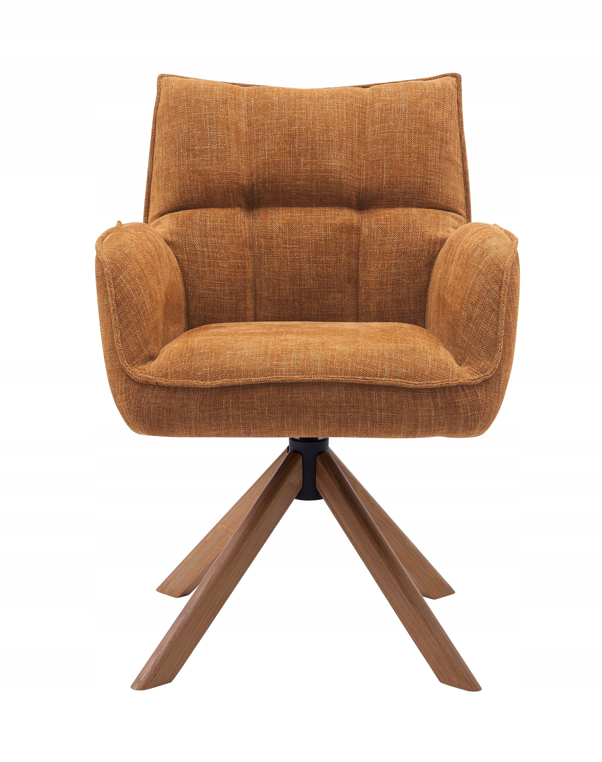 Upholstered Armchair for Living Room Swivel Rust Chair SCANDI MARILLA UNIQUE Brand no brand