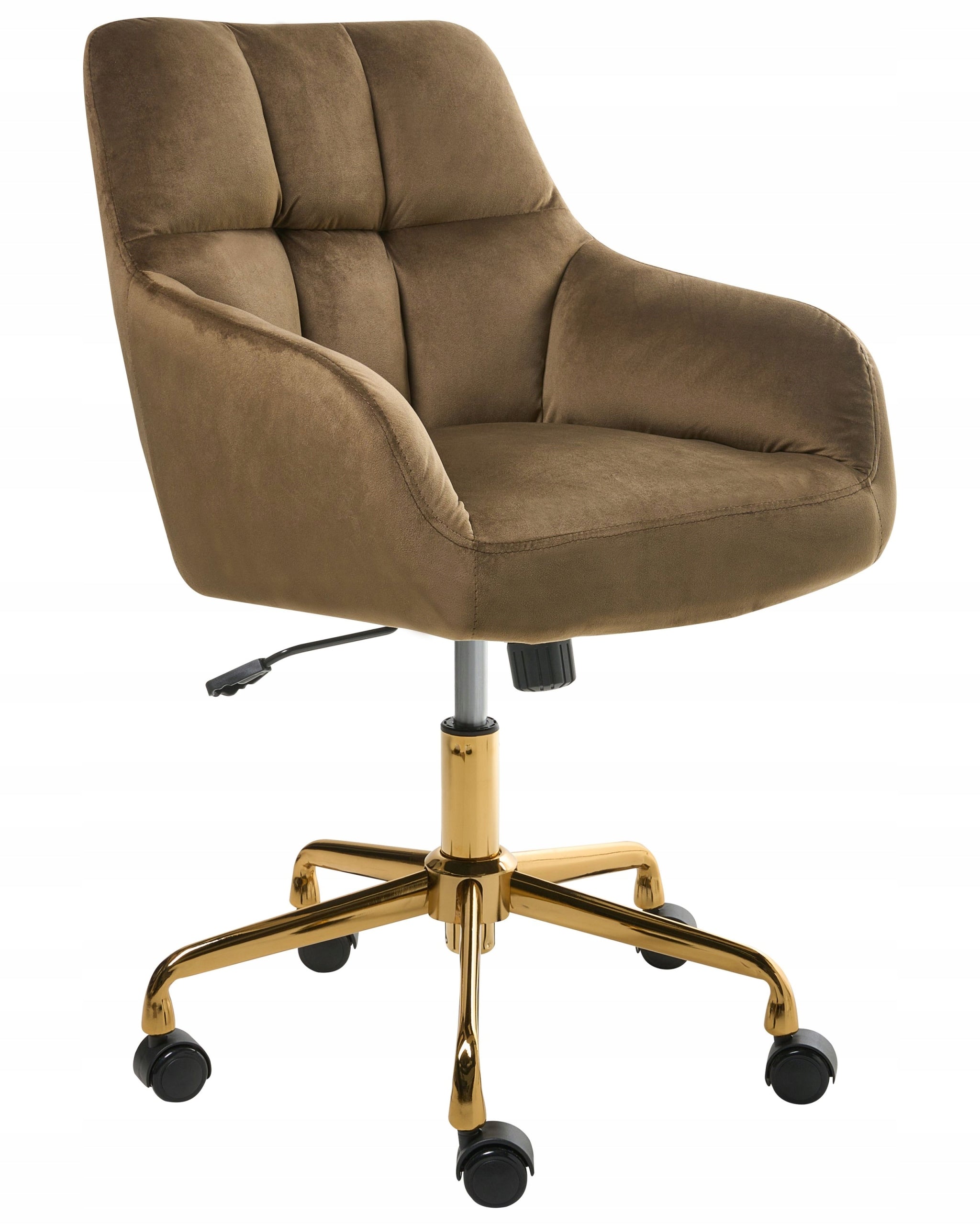 Upholstered Office Chair Brown