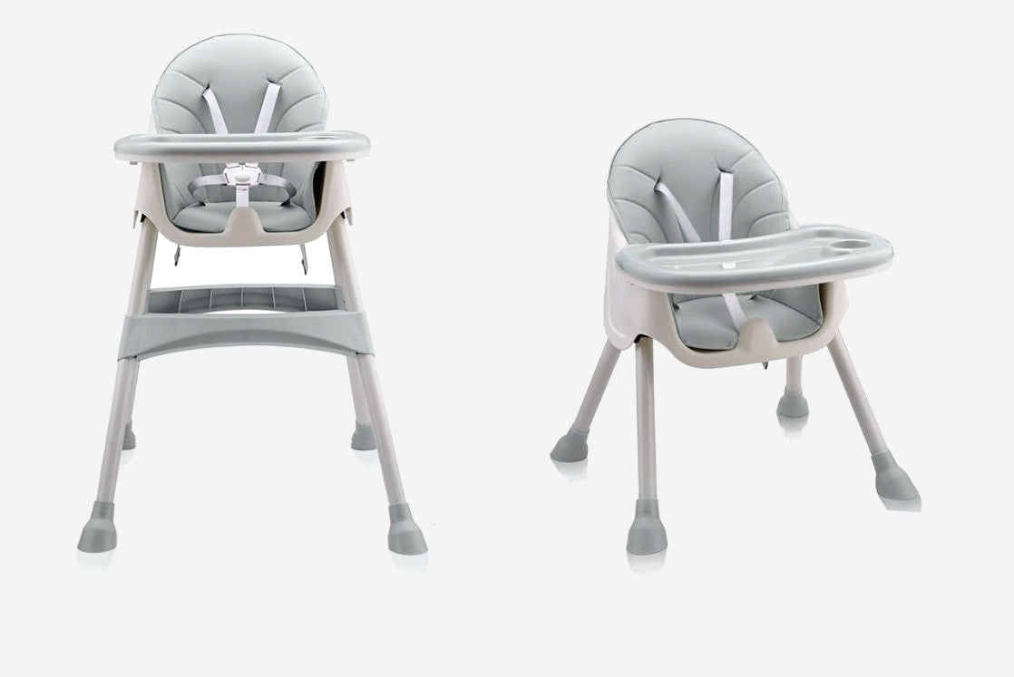 Upholstered high chair for children grey Manufacturer code 1-332-18-