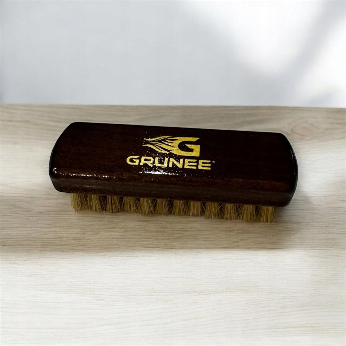 Upholstery Leather Cleaning Brush NATURAL SOFT BRISTLES Packaging status original