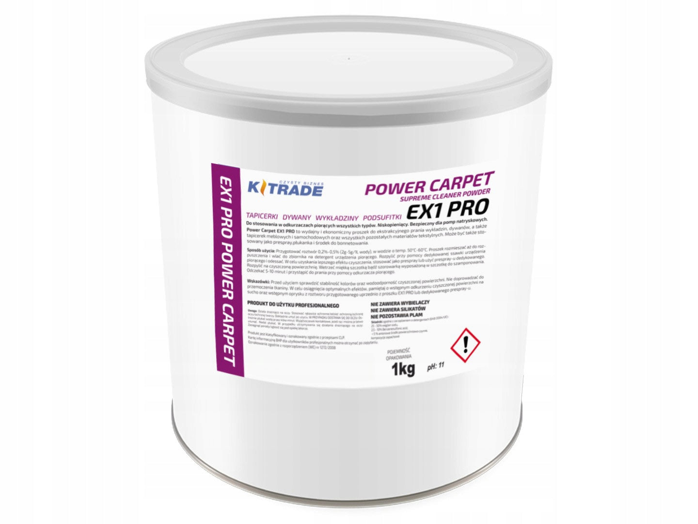 Upholstery and carpet washing powder for washing vacuum cleaner EX1 PRO 1kg