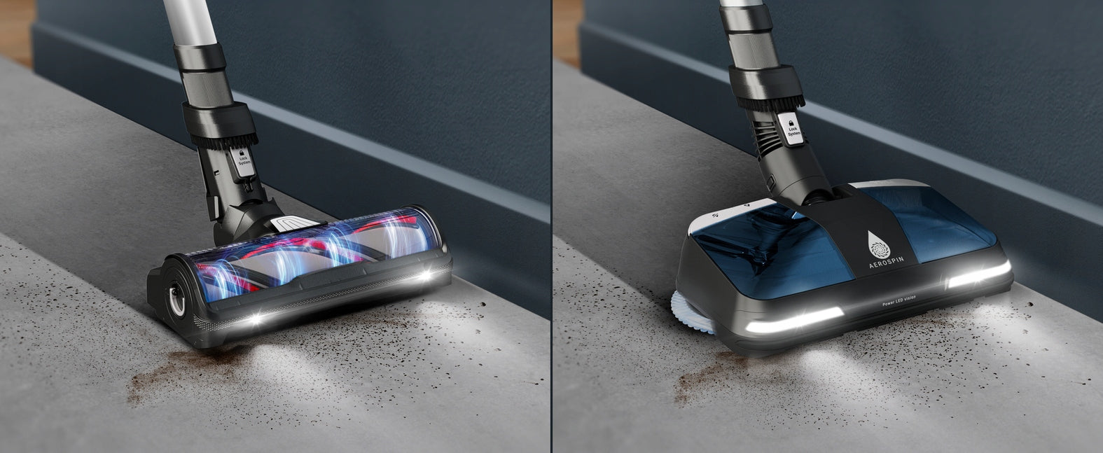 Upright mop vacuum cleaner TEFAL X-Force Flex 13.60 TY9AC1 Aerospin Aqua Packaging status original