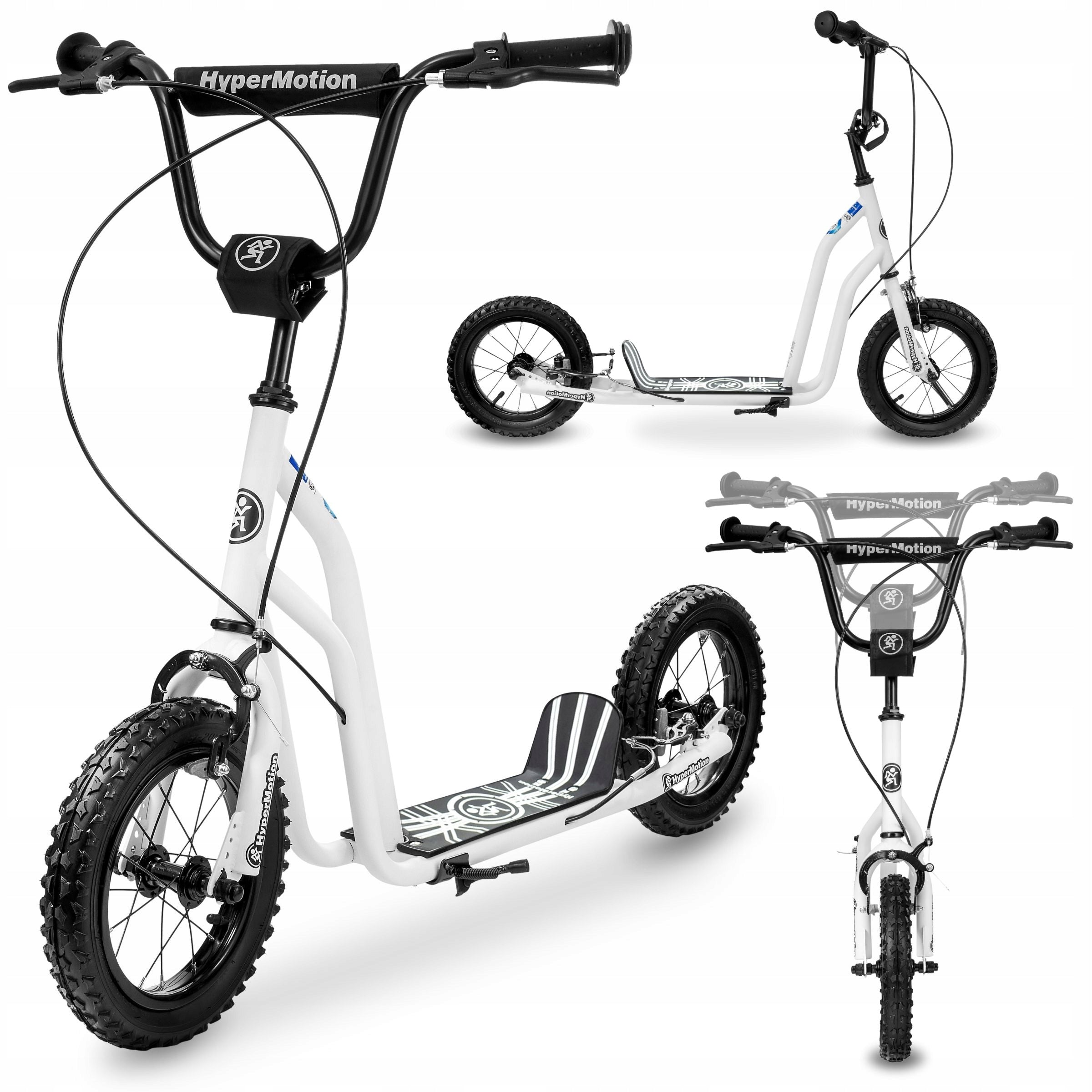 Urban Two Wheel Scooter for Children Youth Pumped Wheels Max 50kg