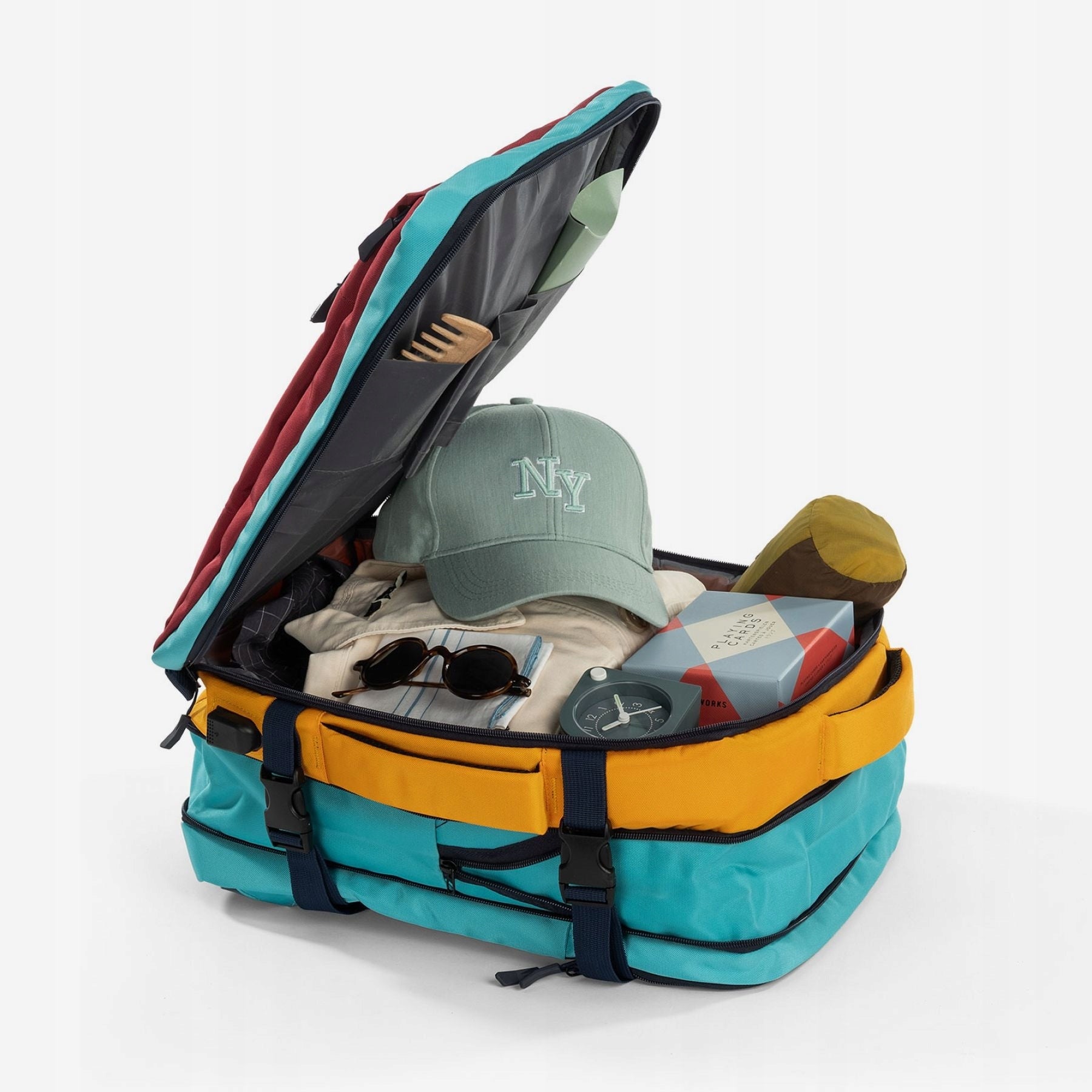 Urbanite Caracas Turquoise Colorful Cabin Airplane Travel Backpack Brand Bombata