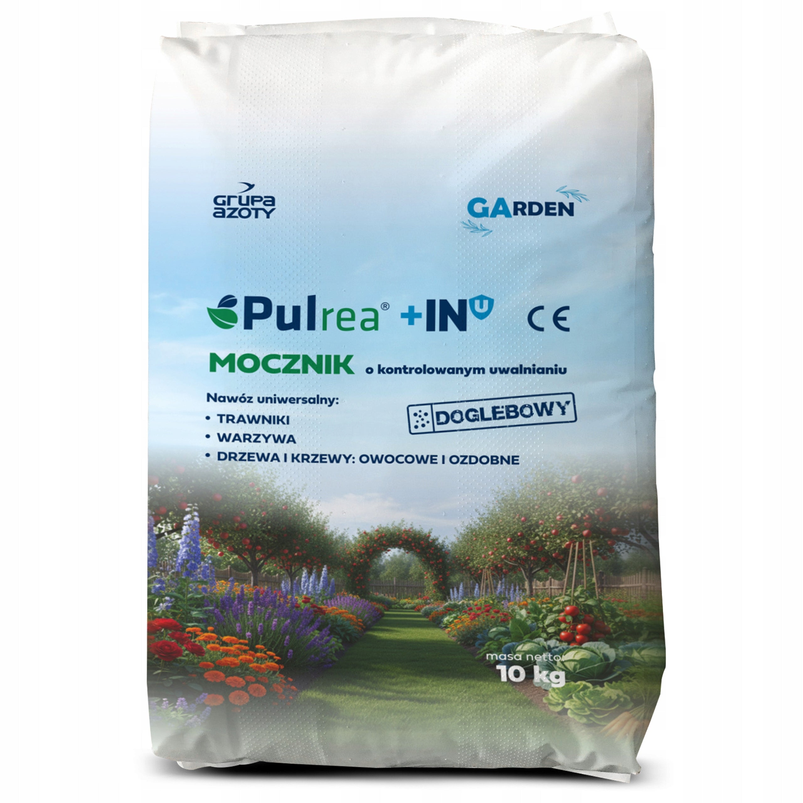 Urea grass fertilizer universal Pulrea +INu 10kg N46 Grupa Azoty nitrogen Packaging status original