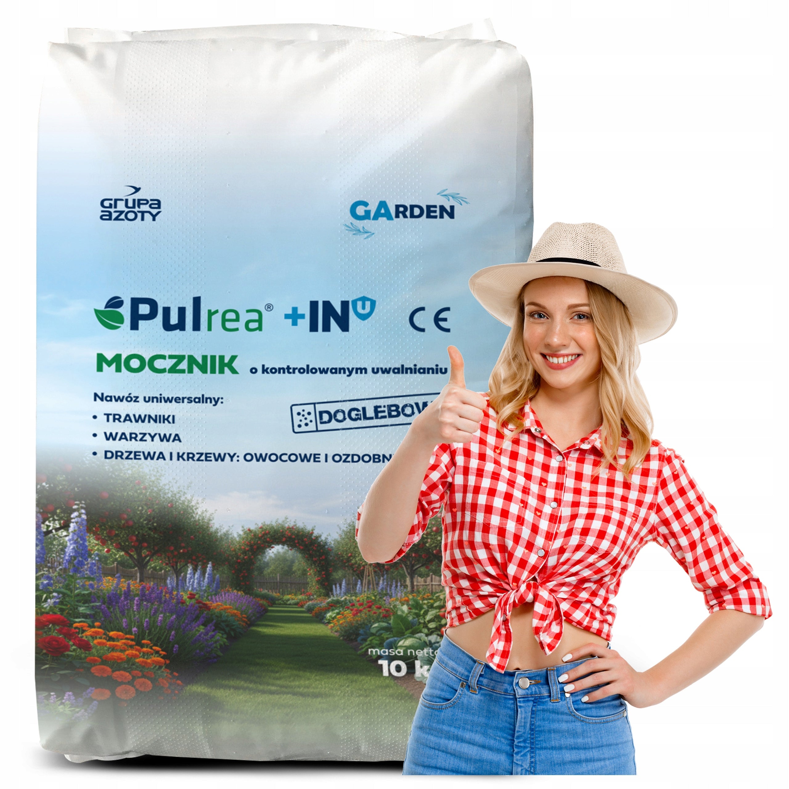 Urea grass fertilizer universal Pulrea +INu 10kg N46 Grupa Azoty nitrogen