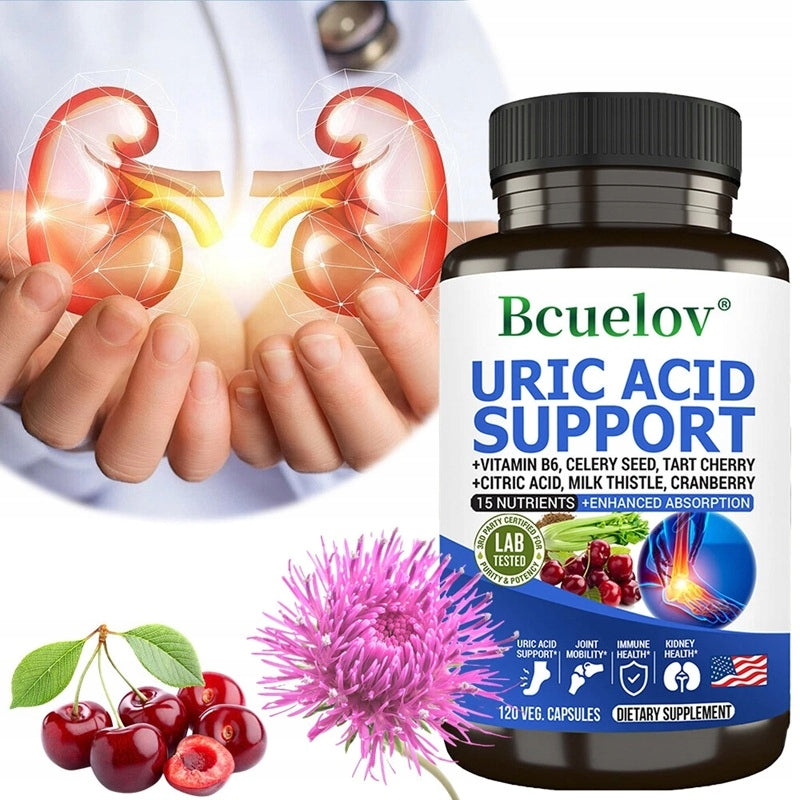 Uric acid Purifying supplement for gout - Tart from seeds... Manufacturer code Bcuelov