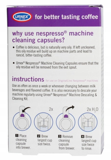 Urnex 25-CCP-UX-N05 espresso machine cleaning capsules Brand Urnex