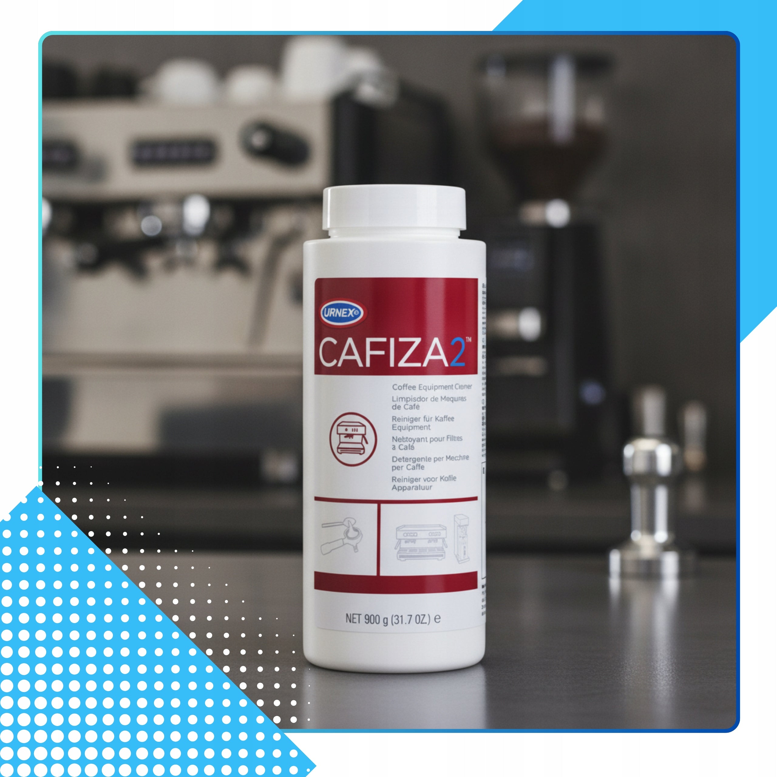 Urnex Cafiza 2 - powder for coffee machines 900 grams Brand Urnex