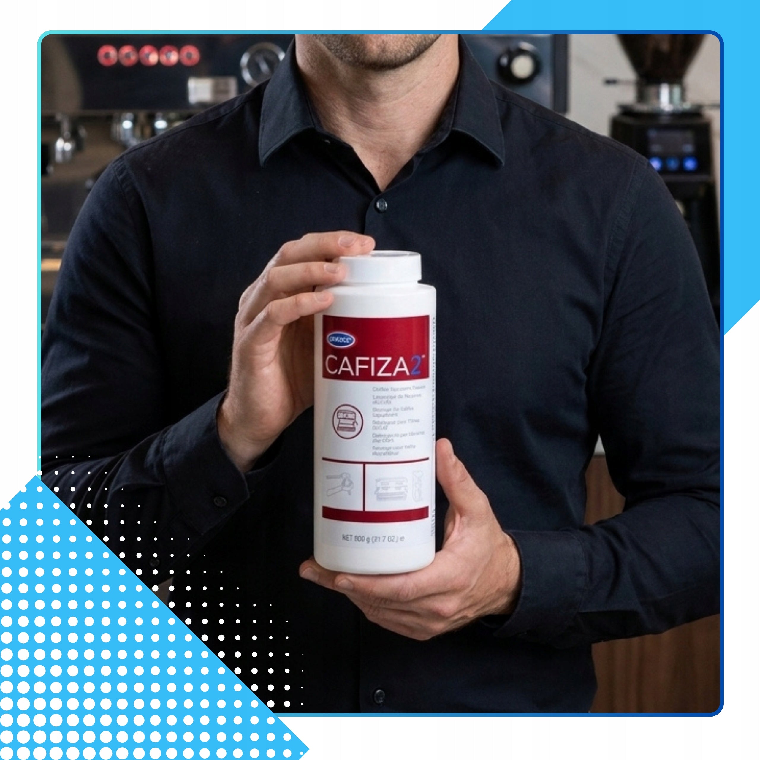 Urnex Cafiza 2 - powder for coffee machines 900 grams Kind cleaning agent