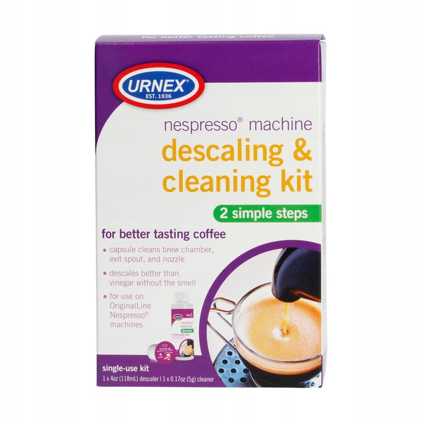 Urnex Nespresso Descaling and Cleaning Kit Packaging status original