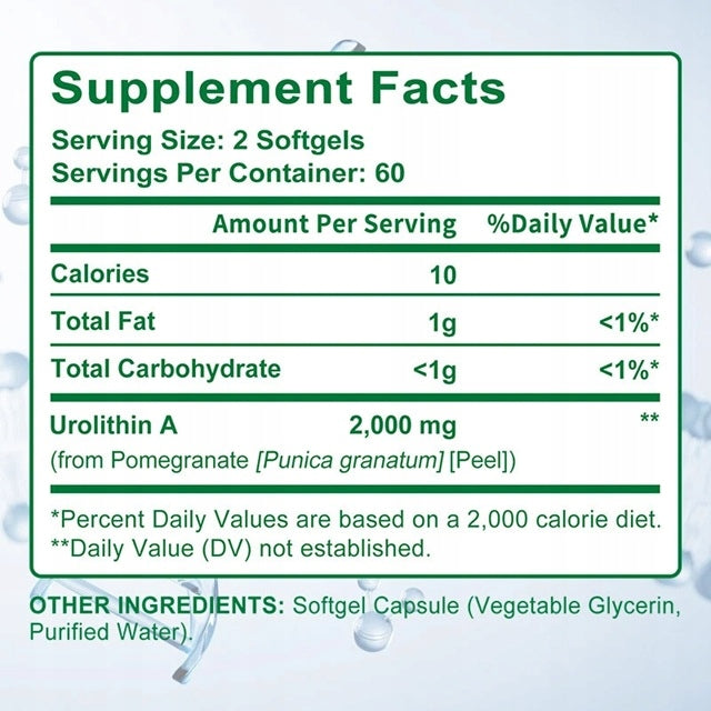 Urolithin a Supplement - Cellular Energy, Support Muscle Strength Manufacturer code Taoters
