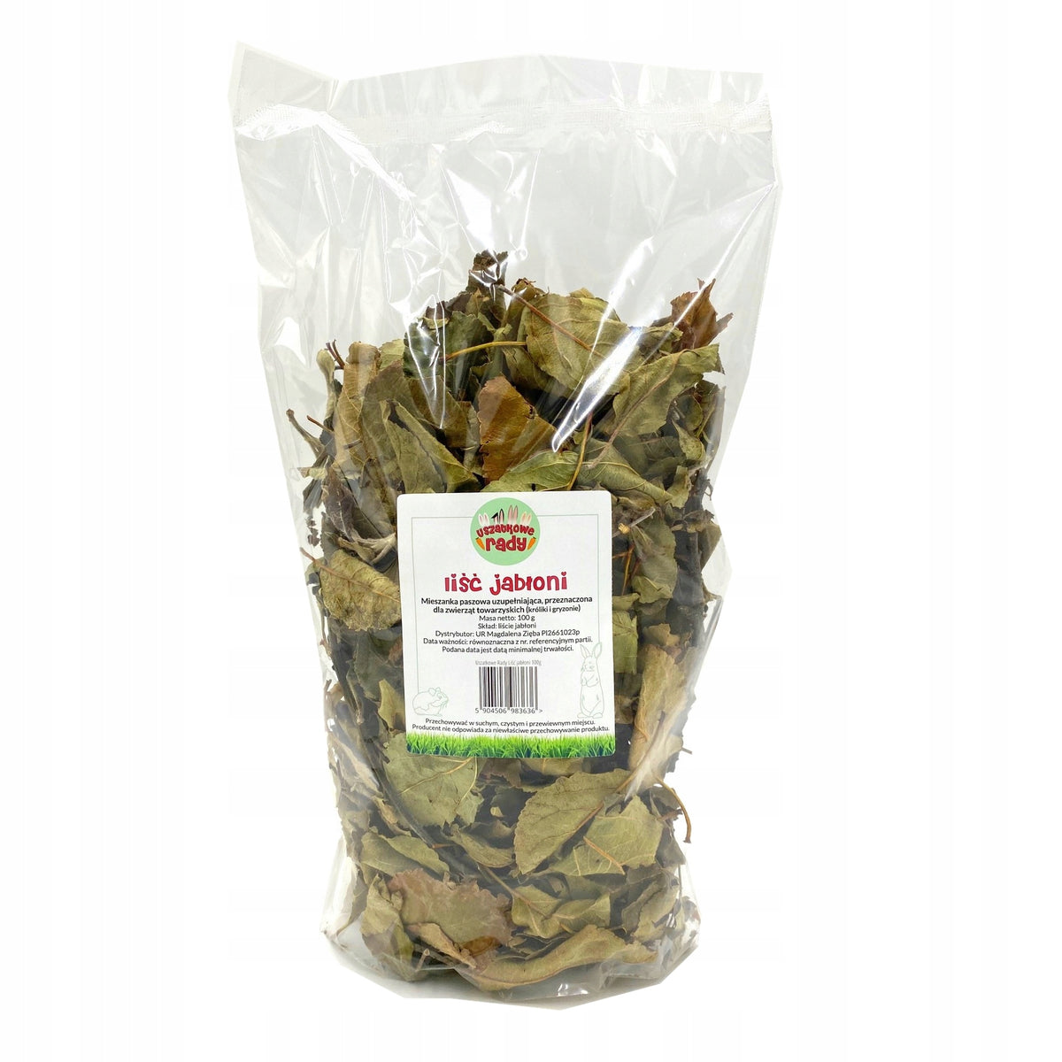 Uszatkowe Rady Apple leaves 100g for rabbits and rodents