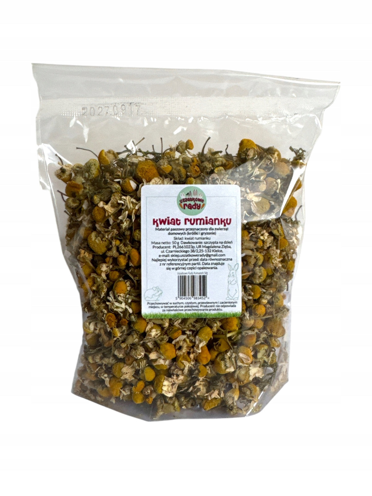 Uszatkowe Rady Chamomile 50g for rodent rabbit