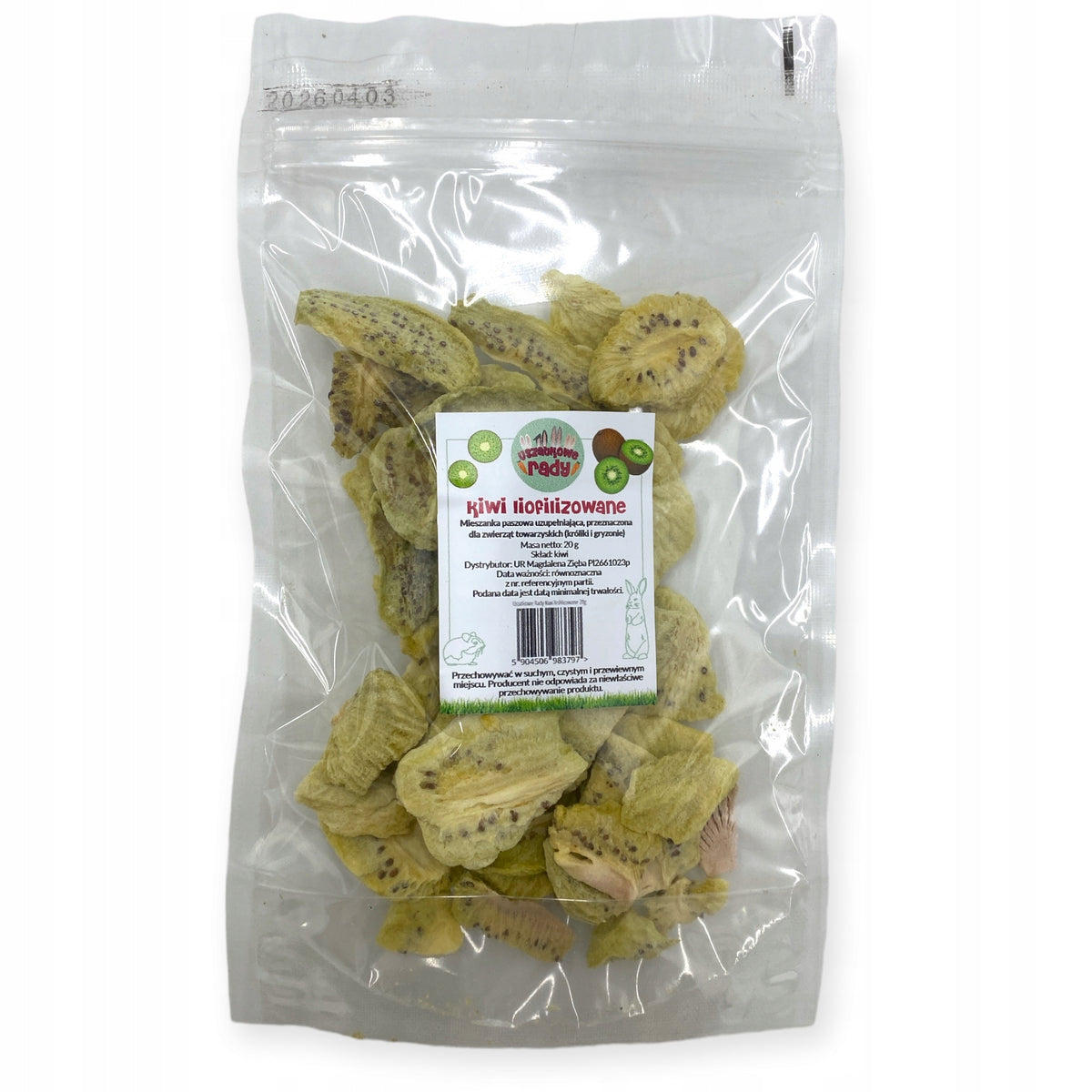 Uszatkowe Rady Freeze-dried kiwi 20g