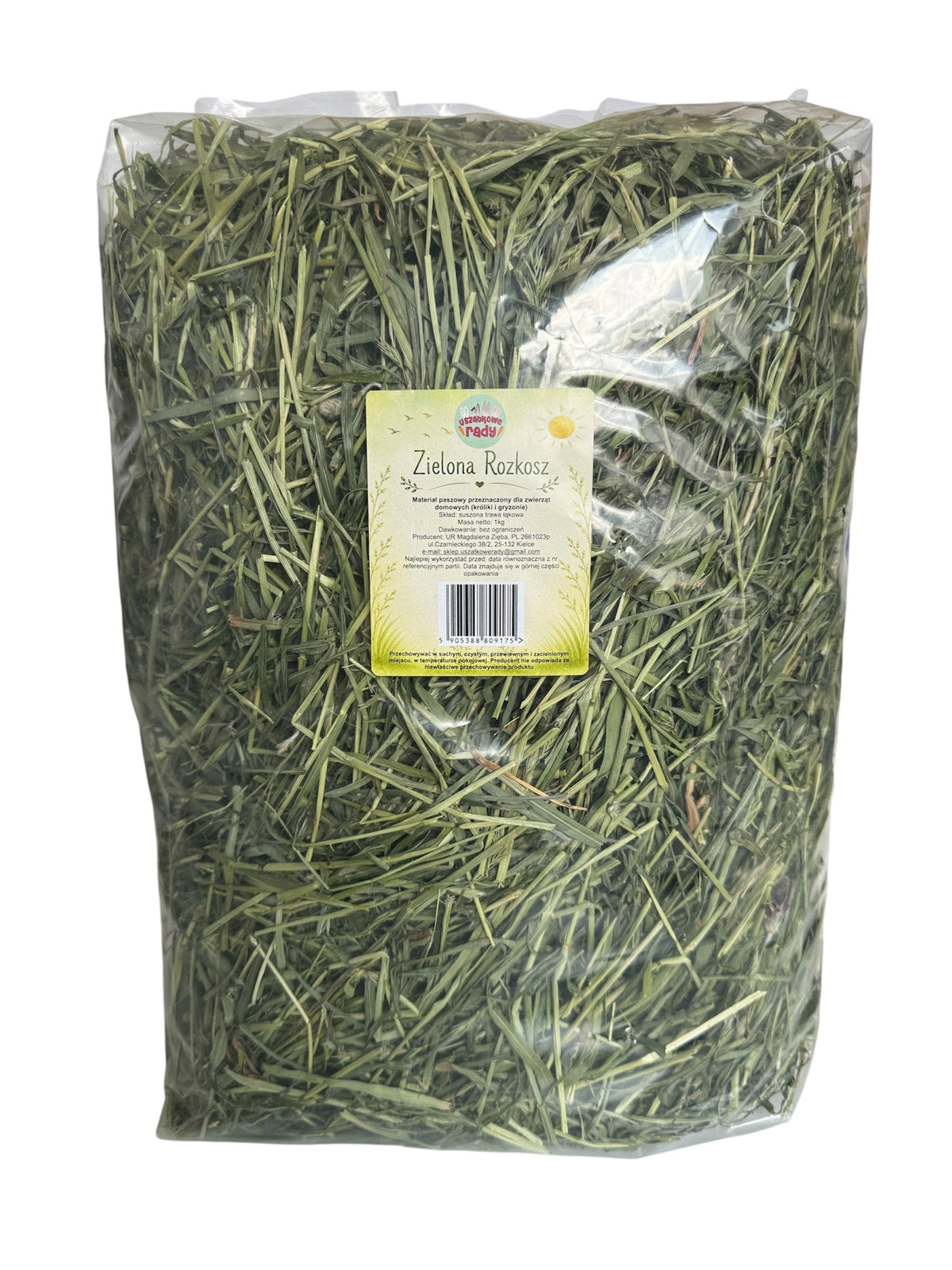 Uszatkowe Rady Hay Green Delight 1kg from the dryer