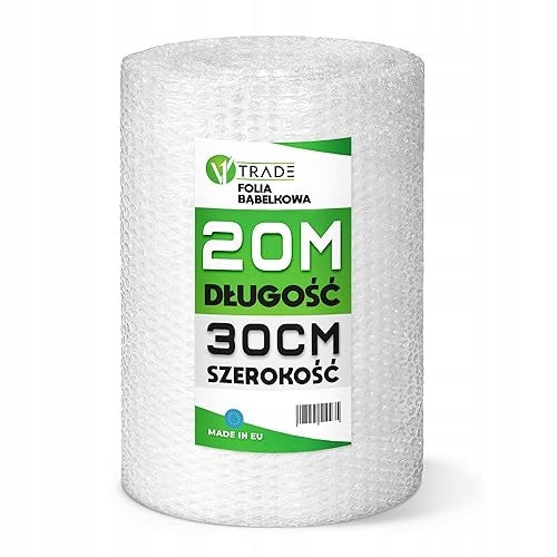 V1 TRADE BUBBLE WRAP ROLL 30CM X 20M BUBBLE WRAP ROLL FOR TRADE