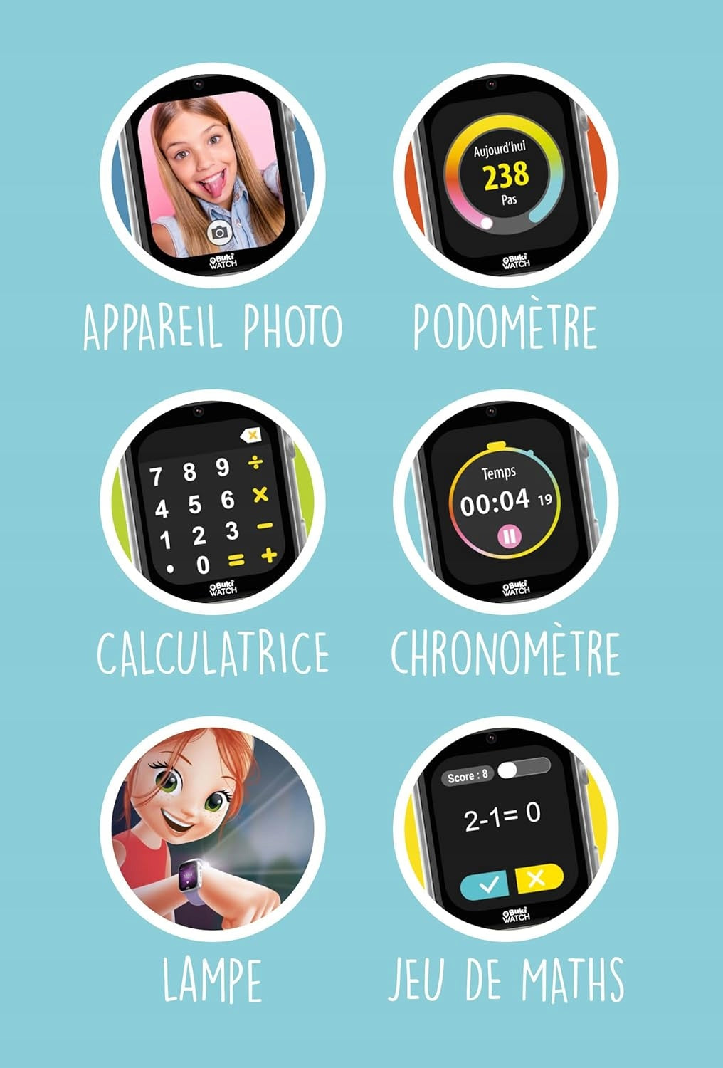 V1224 Buki Smartwatch for kids Model 3700802106524