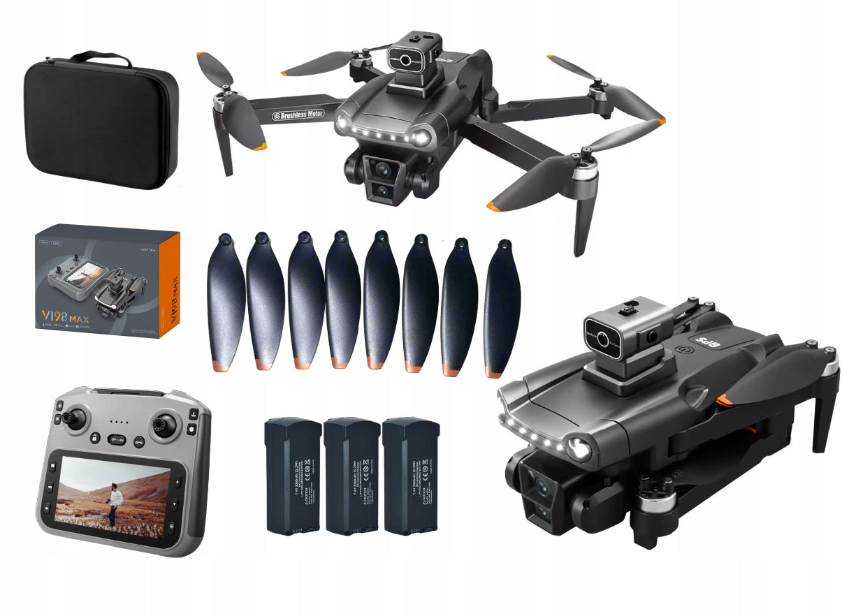 V198MAX Drone 4K Camera WiFi Foldable RC Quadcopter Obstacle Avoidance 1B Brand no brand