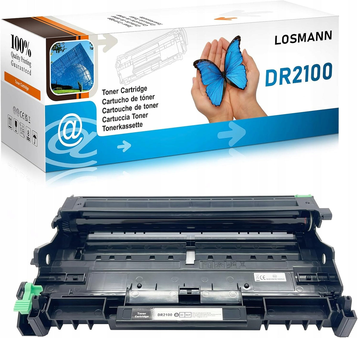 V256 LOSMANN 1 x Brother DR-2100 Replacement Printer Drum