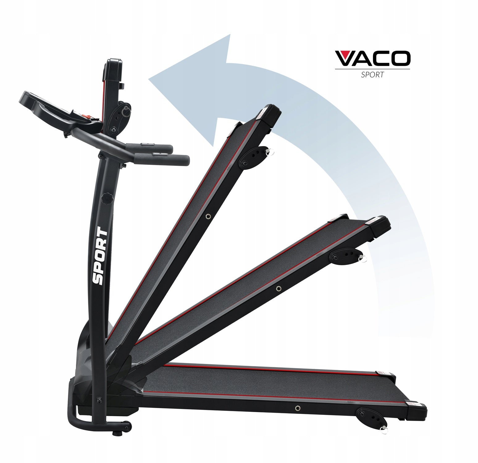 VACO Folding Electric Home Treadmill Tilt Adjustment Application Brand no brand
