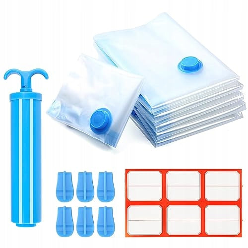 VACUUM BAGS FOR CLOTHES COMPRESSION TRAVEL LUGGAGE 6 PCS 60X40CM for home