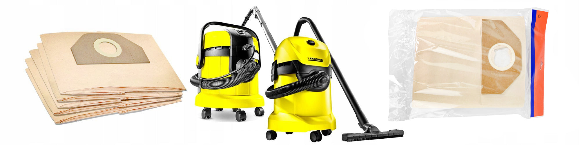 VACUUM CLEANER BAGS PAPER KARCHER WD3 SET MV3 SE4000 SET 5pcs XXL Vacuum cleaner brand Kärcher