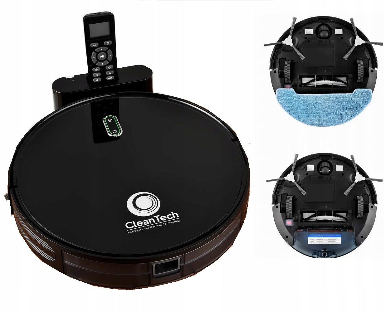 VACUUM CLEANER ROBOT CLEANING 2in1 DRY/WET WITH REMOTE CONTROL - SET