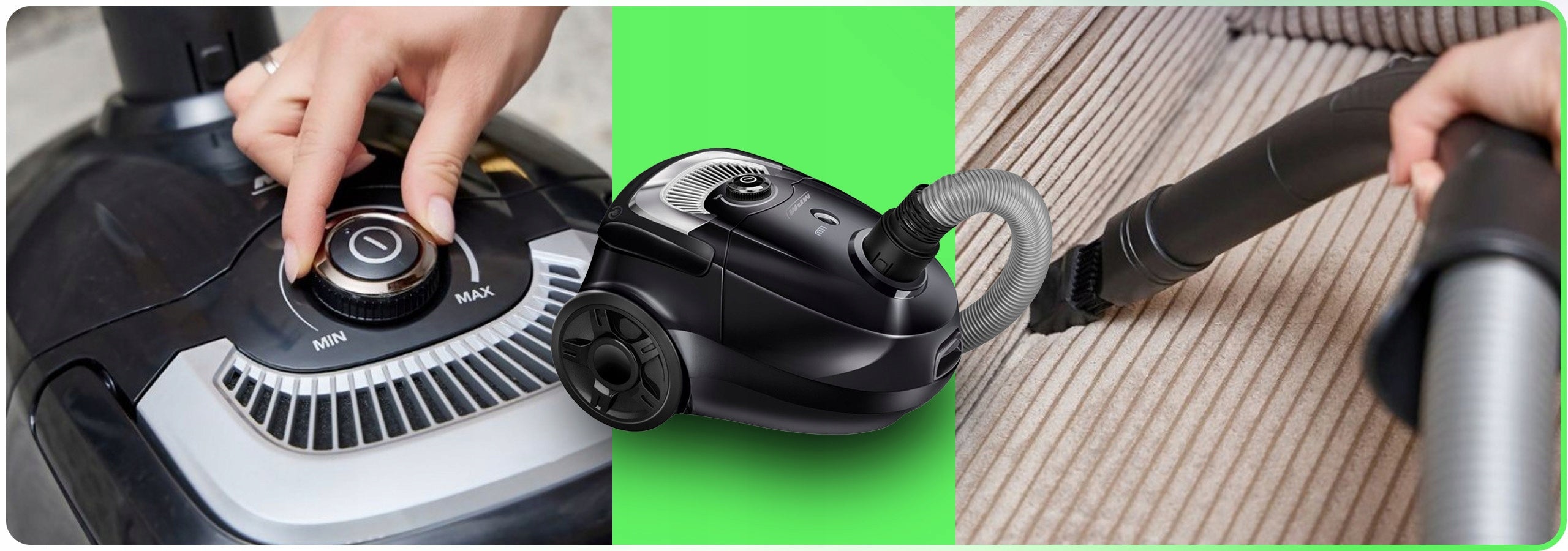 VACUUM CLEANER TRADITIONAL BAG STRONG 850W HEPA FILTER REGULATION MPM MOD-180 Power rating 850 W