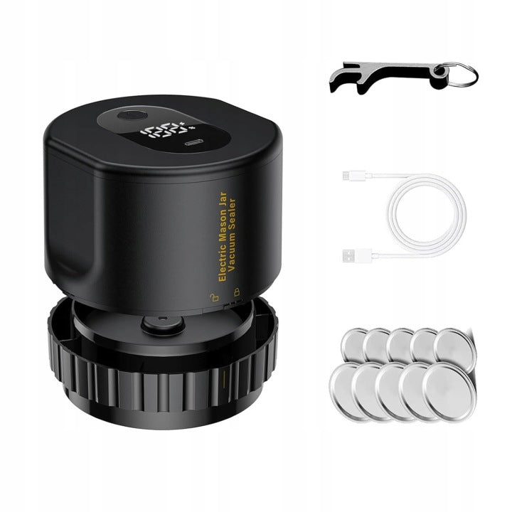 VACUUM ELECTRIC MASON JAR CLOSER WITH STRONG SUCTION POWER