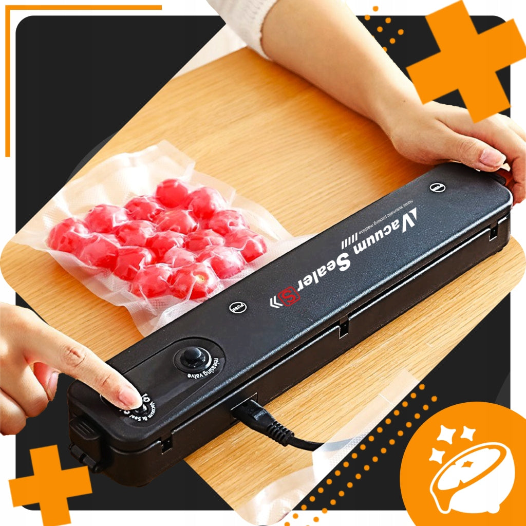 VACUUM FOOD FOIL WELDING MACHINE + 10PCS BAGS Manufacturer code bezprzewodowa ręczna elektryczna opakowań