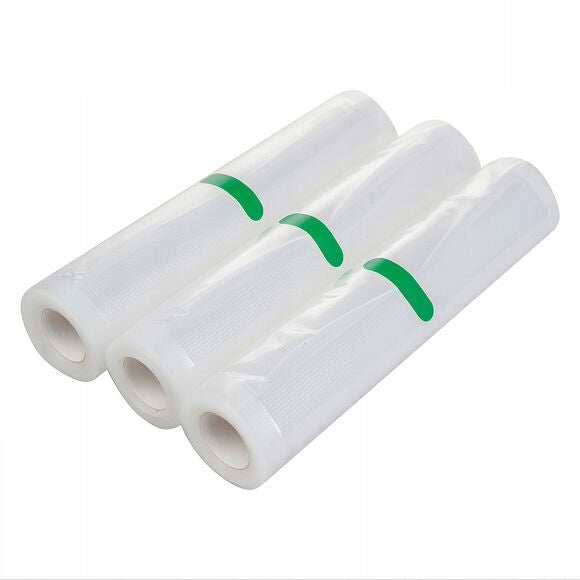 VACUUM PACKAGING FILM FOR FOOD PRODUCTS SET OF 3 ROLLS 20x300C