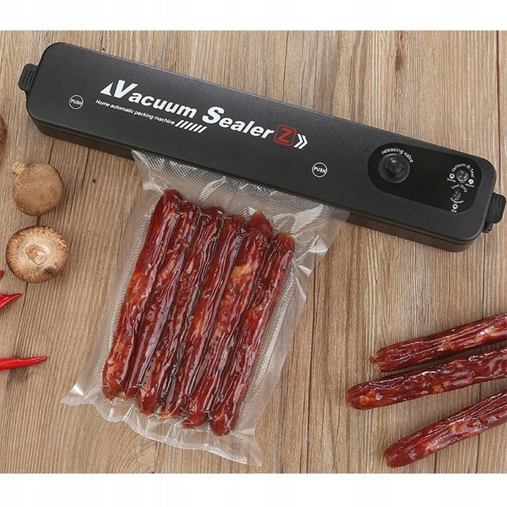 VACUUM PACKAGING MACHINE FOOD FOIL WELDING MACHINE + 5PCS BAGS Brand Vacuum Sealer
