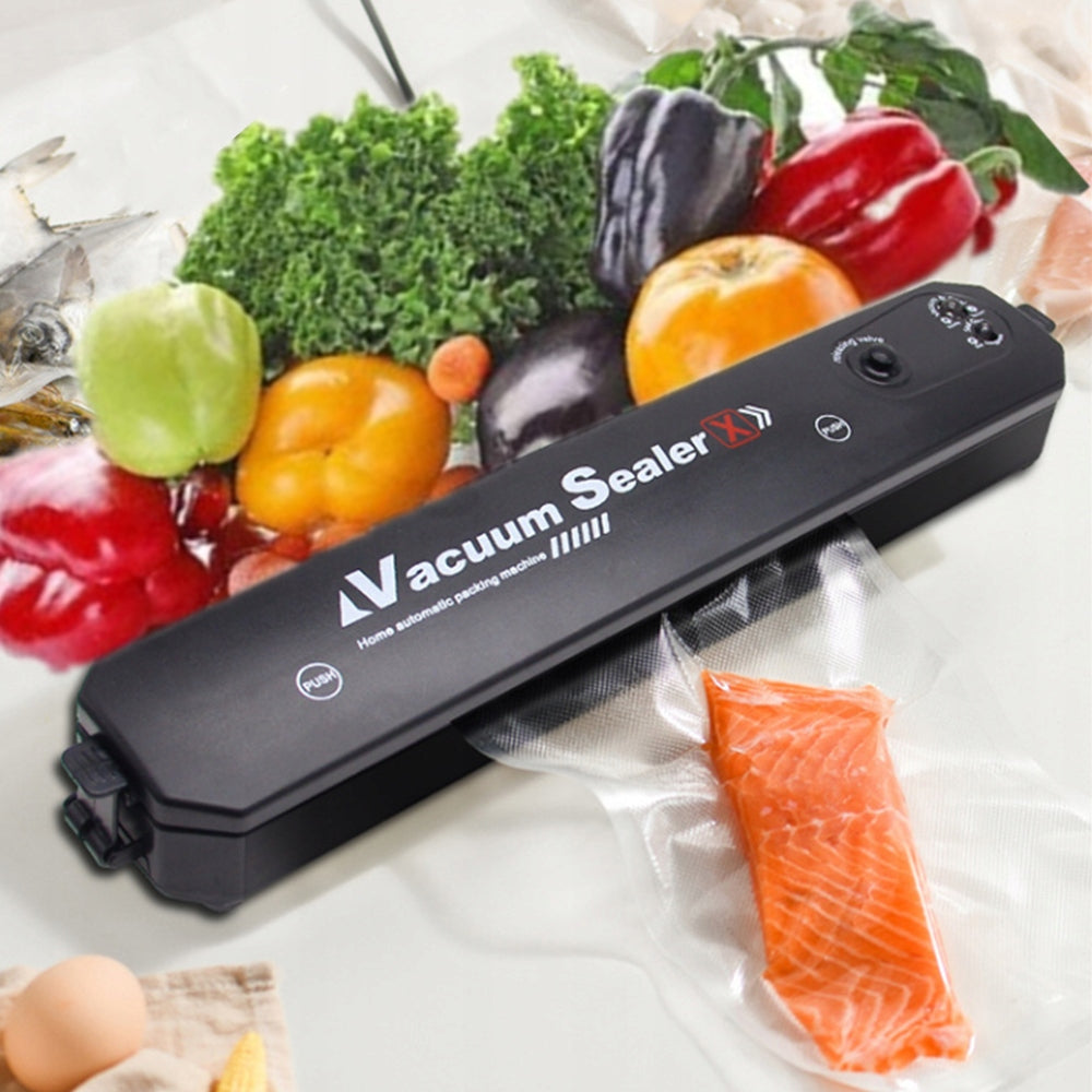 VACUUM PACKAGING MACHINE FOOD FOIL WELDING MACHINE + 5PCS BAGS
