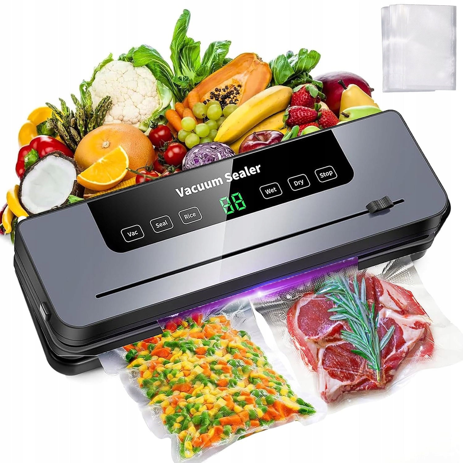 VACUUM PACKING MACHINE FOR PICKLING AND SOUS VIDE 30CM SPLIT DESIGN