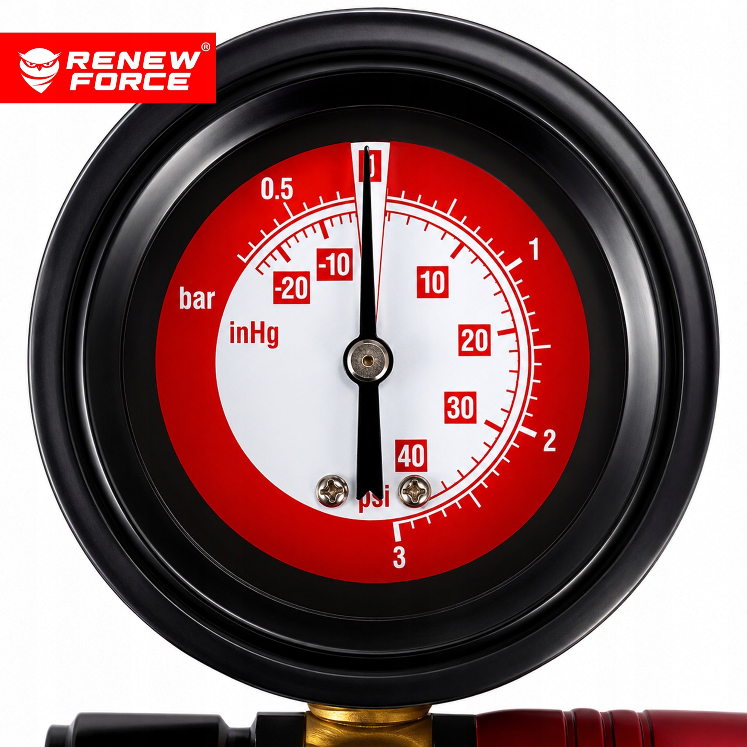VACUUM PUMP TESTER VACUUM PRESSURE GAUGE VACUOMETER 23 Brand Renew Force