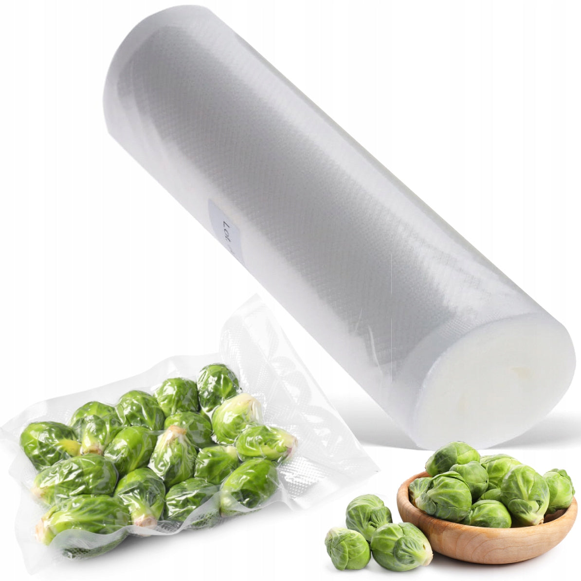VACUUM SEALER FILM SLEEVE ROLL 22 x 500 moletized film 300µm Manufacturer code 2-FSV/FOIL_22x500