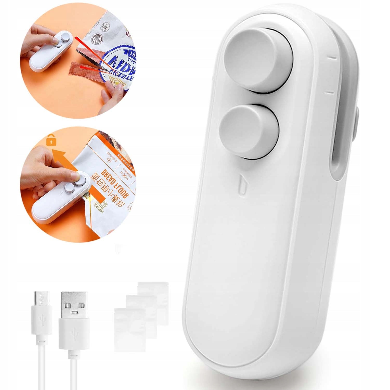 VACUUM SEALER FOOD PACKAGING MACHINE FOR FOOD CUTTING 2 IN 1 CONVENIENT