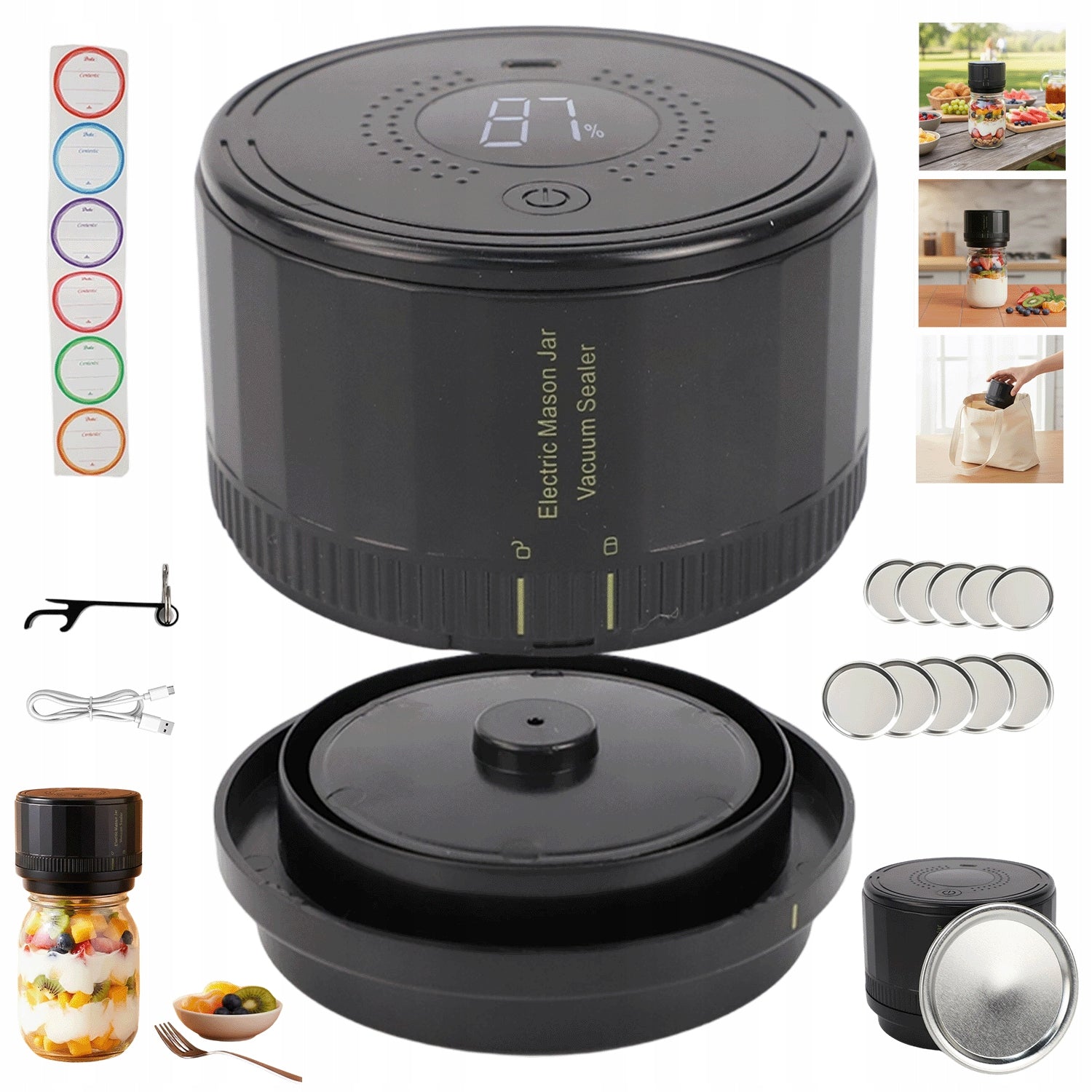 VACUUM SEALER FOR BATTERY JARS AUTOMATIC EASY TO USE
