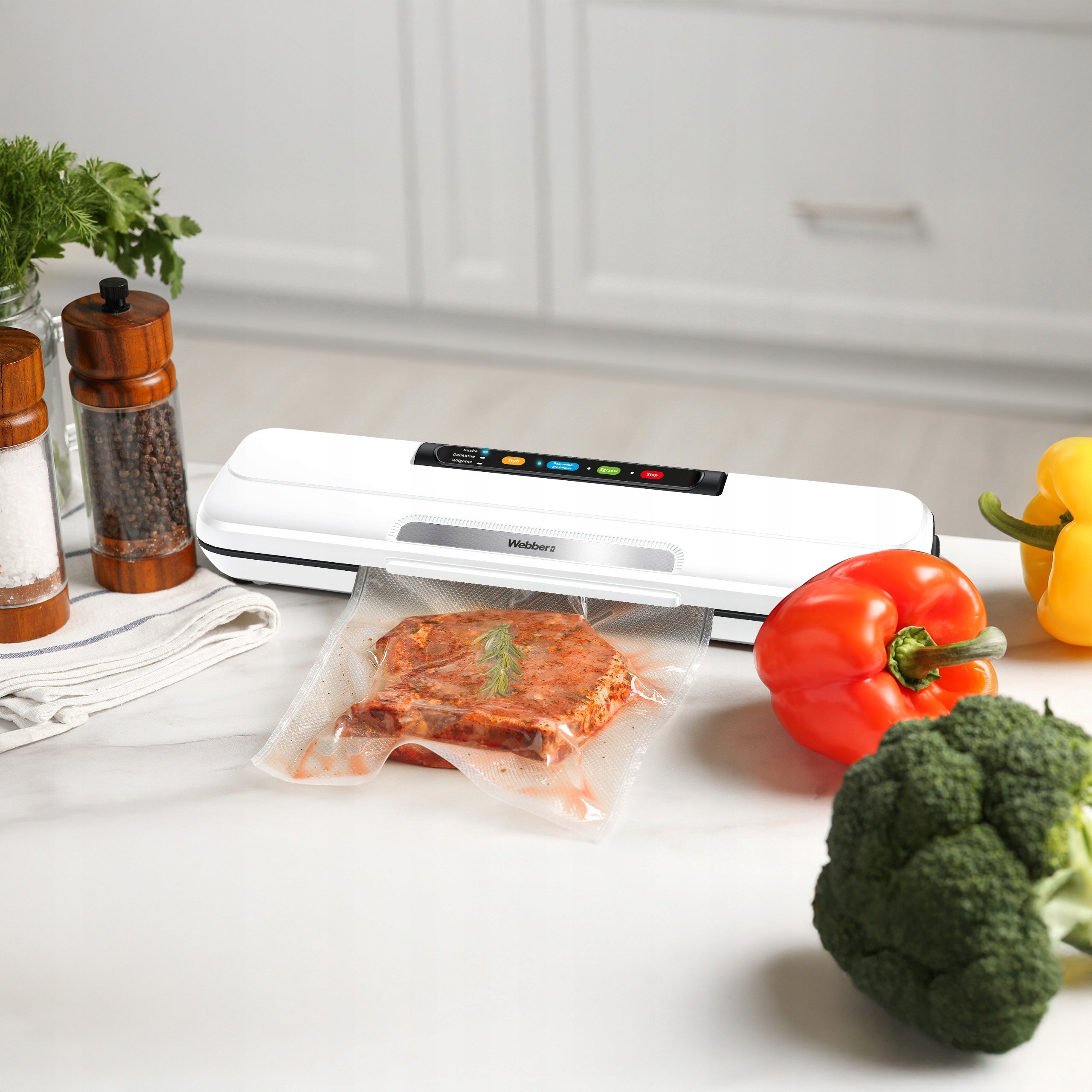 VACUUM SEALER FOR FILM FOOD PACKAGING MACHINE WEBBER V168B AUTOMATIC Manufacturer code 05V168B