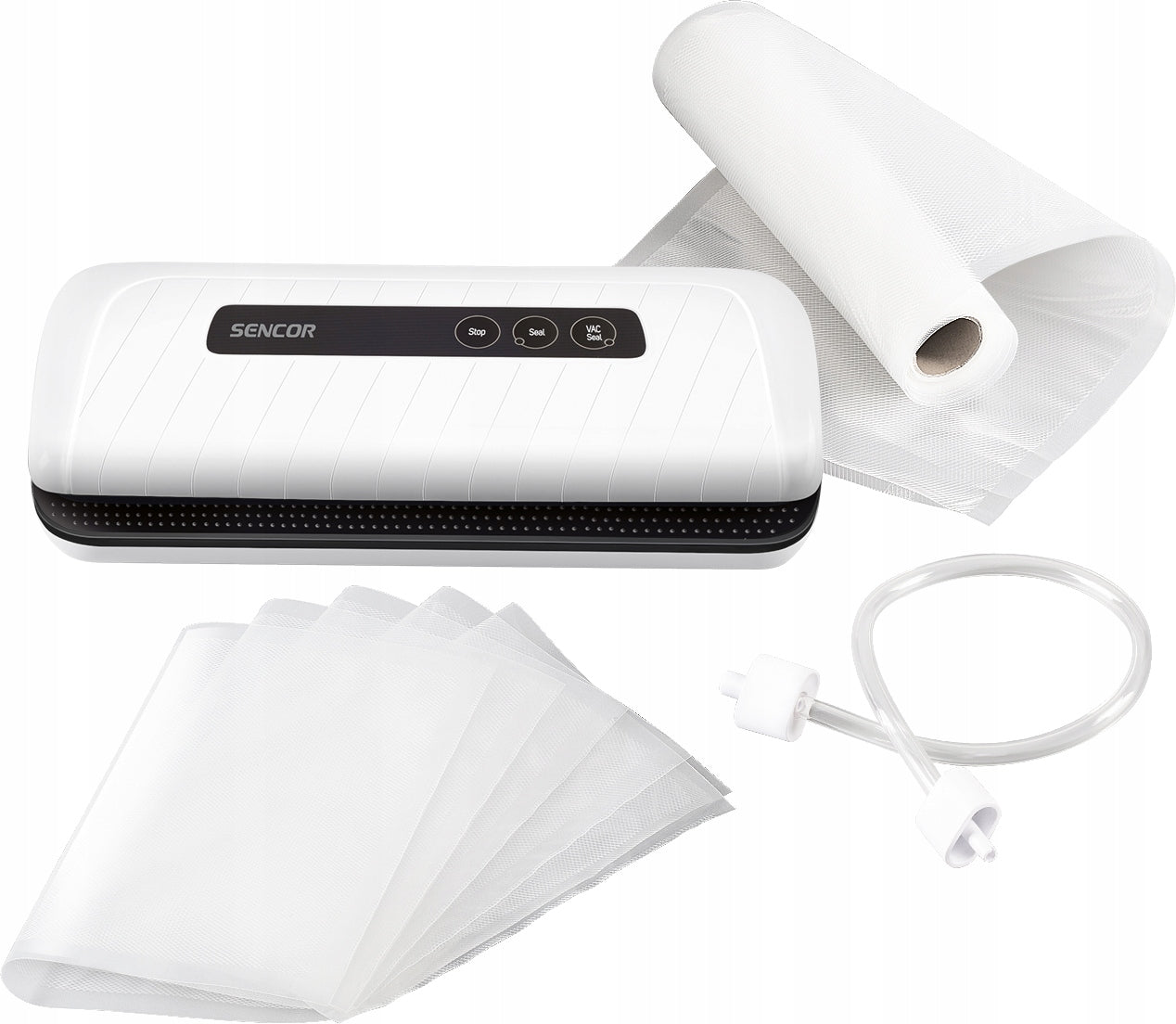 VACUUM SEALER FOR FOOD PACKAGING MACHINE SENCOR 110W 20x200 CM NETWORK Packaging status original