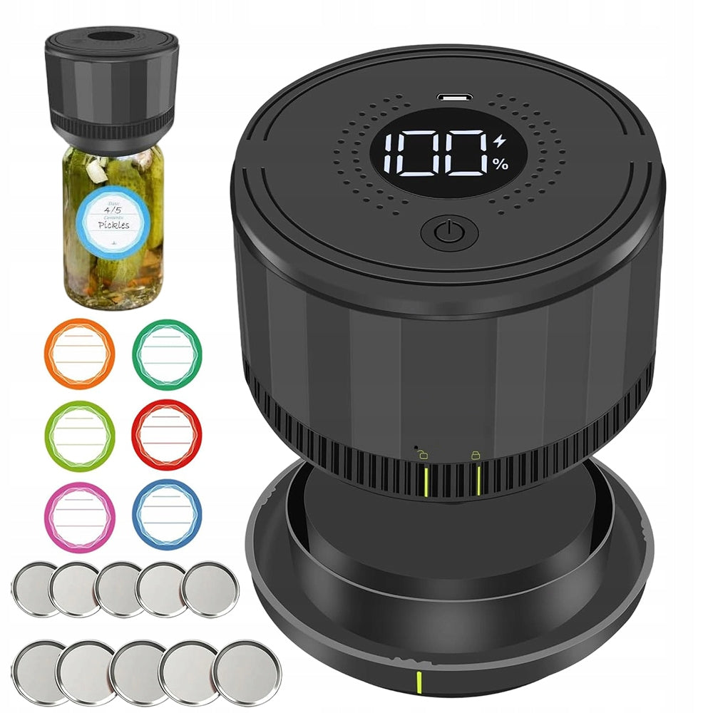 VACUUM SEALER FOR HOSES WIRELESS JARS MASON SET OF LIDS