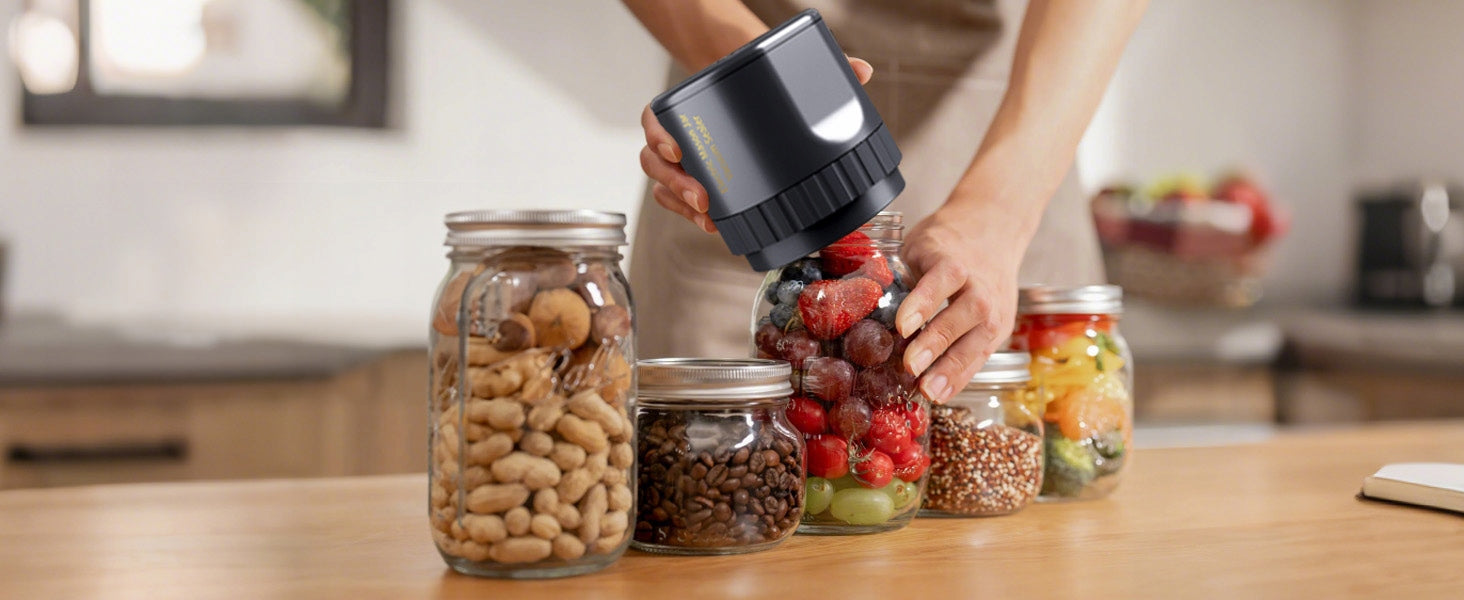 VACUUM SEALER FOR JARS MASON JAR AUTOMATIC ELECTRIC 1200MAH Manufacturer code gbdfghrefgbdhrgte