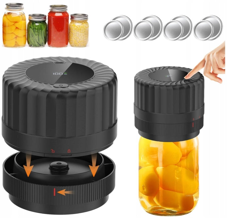 VACUUM SEALER FOR JARS MASON JAR AUTOMATIC ELECTRIC 1200MAH